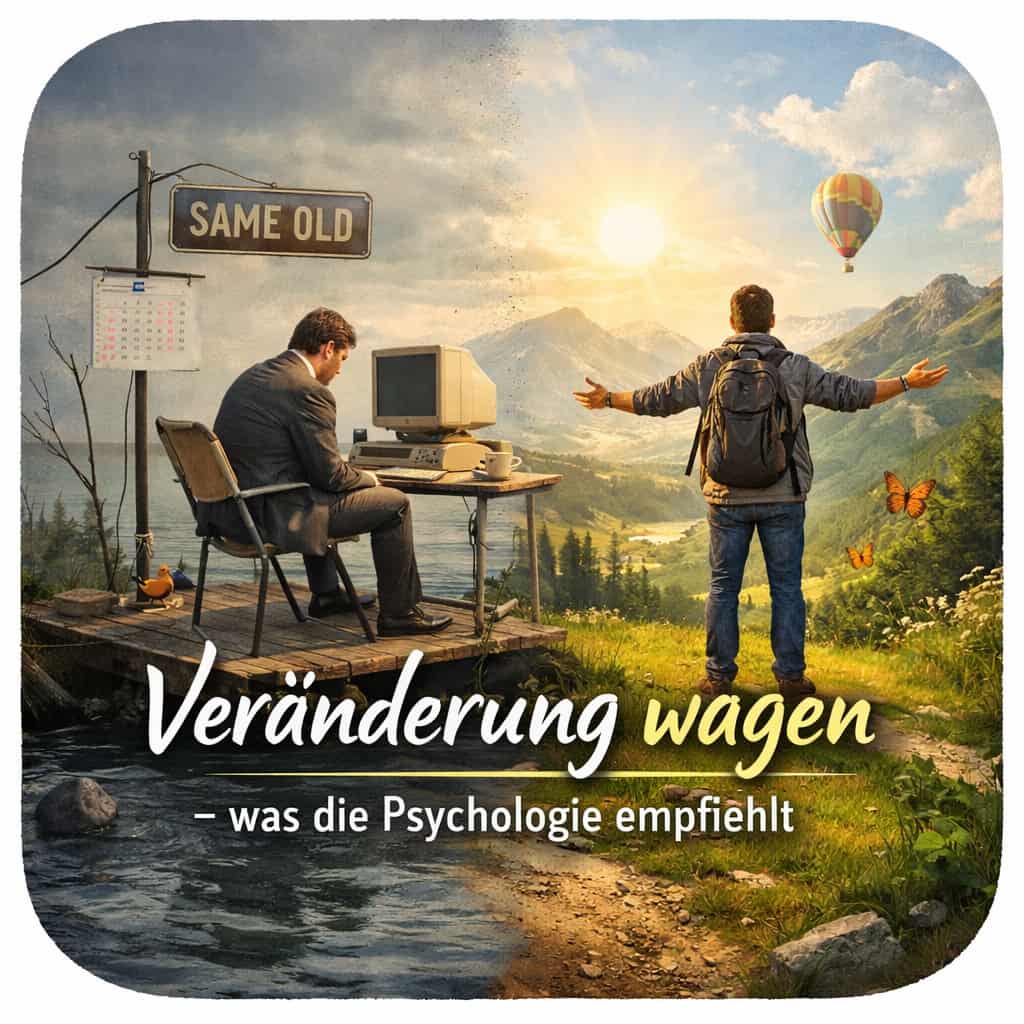 Veränderung wagen – was die Psychologie empfiehlt und wie neue Schritte Sicherheit, Klarheit und innere Stärke schaffen 🌱🧠✨